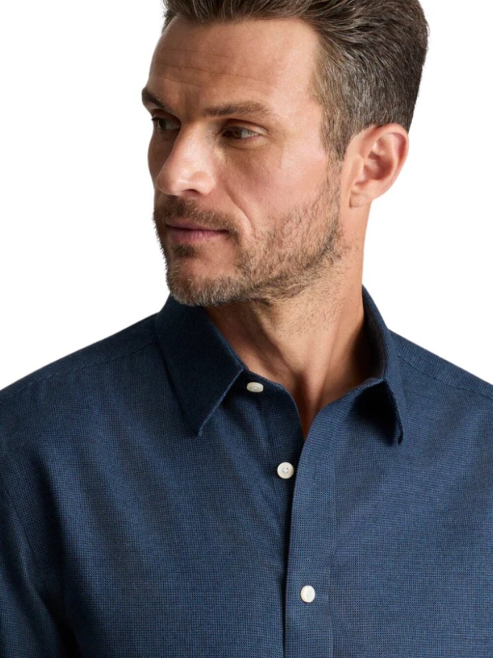 UNTUCKit Veneto Long Sleeve Shirt (Dark Blue) - XXL Relaxed Fit